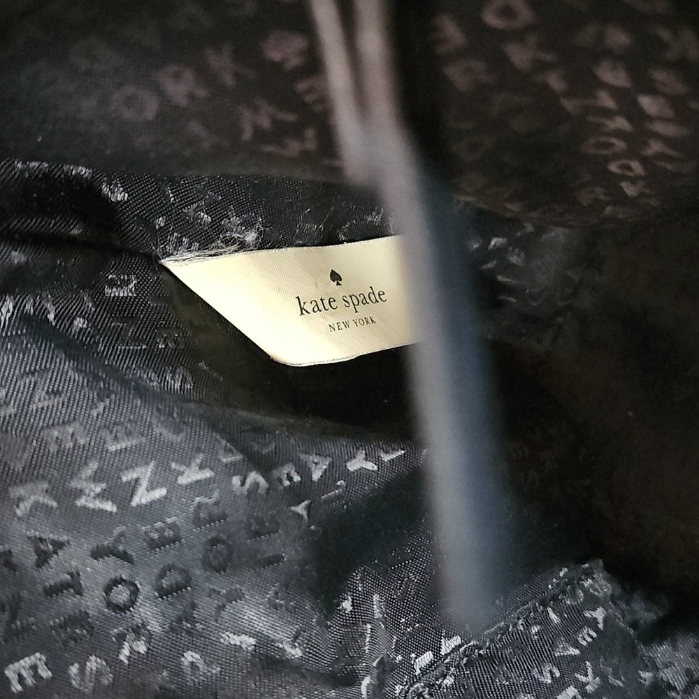 Kate Spade New York Large Laurel Bag Tote Black Pebbled Leather - Picture 6 of 9